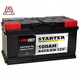 LANGZEIT Autobatterie 12V 100AH