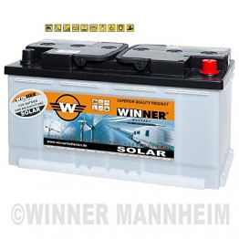 WINNER Solarbatterie 100Ah Wohnmobil Versorgungsbatterie